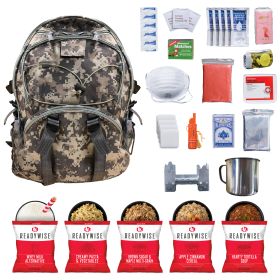 64 Piece Survival Back Pack (Camo)